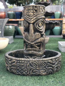 garden tiki fountain